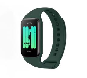 Ремінець Xiaomi Mi Smart Band 8 Active/Redmi Smart Band 2 темно зелений