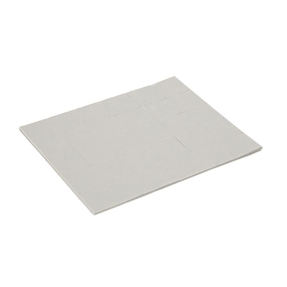 Силіконова термопрокладка HY-100, пластинка 30 штук 15х15х1mm, Gray,> 2,0W / m-K, -40 ° ≈240 °, питома вага -2g / cm3, цiна за пластинку