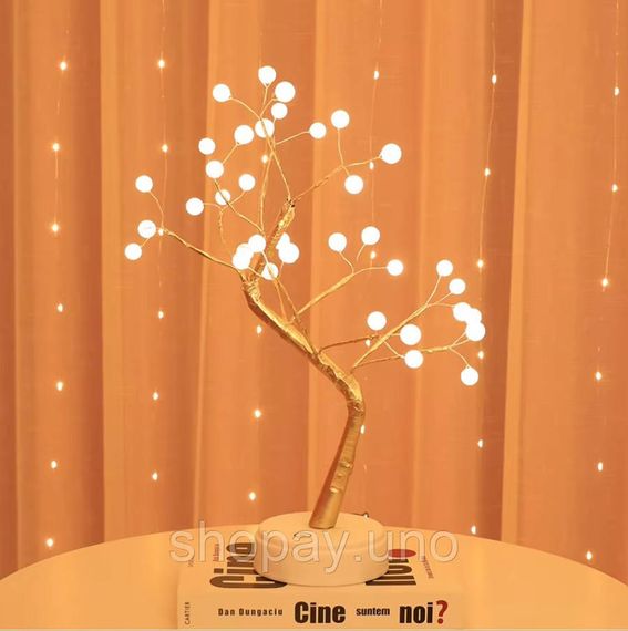 Настольный декоративный светильник Bonsai Tree · LED ночник лампа Дерево | Зображення 1