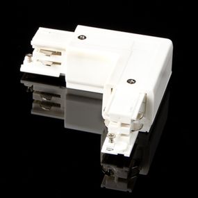 Соединитель L-образный левый HD-18L WH L