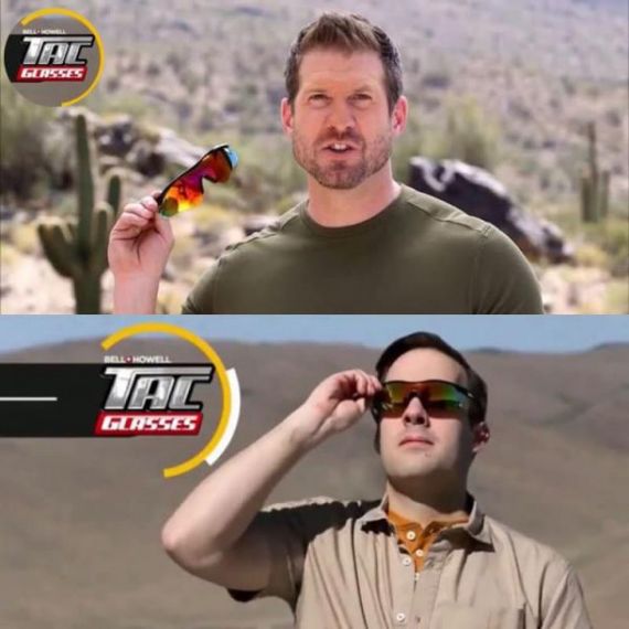 Tac Glasses — солнцезащитные очки в стиле милитари, для вождения антибликовые | Зображення 2