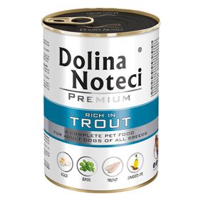 Вологий корм для собак із фореллю Dolina Noteci Premium Dog Trout, 400 гр