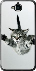 Чехол на Huawei Y6 Pro Летящий котёнок "2322u-355-17620"