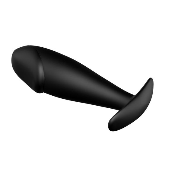 Анальна пробка силіконова Pretty Love Special Anal Stimulation, чорна, 10 х 3 см Sex Aura | Зображення 3