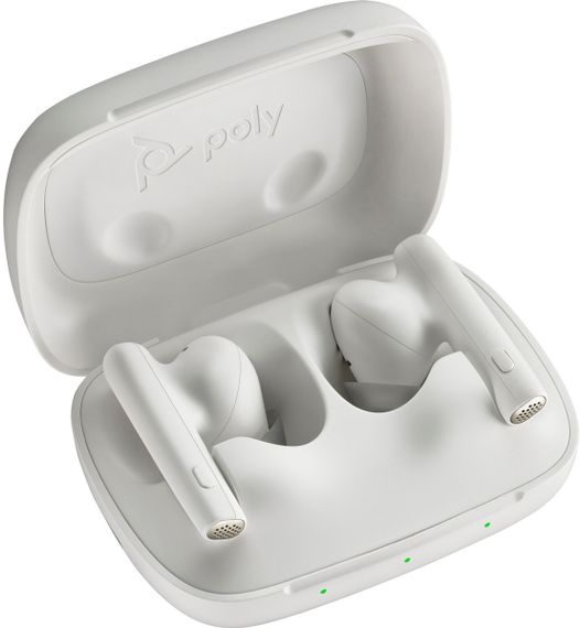 Навушники TWS Poly Voyager Free 60 Earbuds + BT700C + BCHC White | Зображення 2