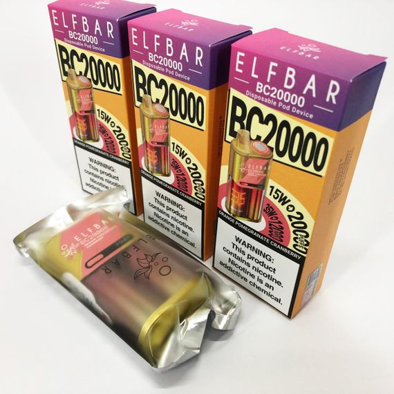 Elf Bar BC20000 смак Апельсин Гранат Журавлина (Orange Pomegranate Cranberry)