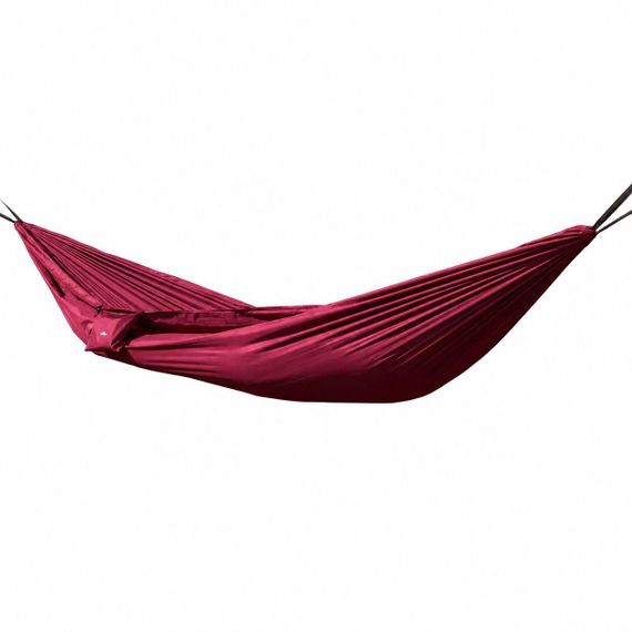 Гамак туристичний Tribe Hammock бордовий, Похідний гамак підвісний для кемпінгу та відпочинку, гамак трайб для пляжу дачі