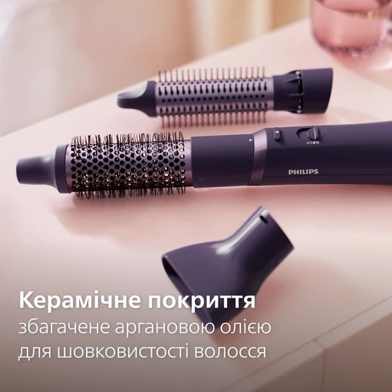 Фен-щітка Philips BHA305/00 800 Вт фіолетовий | Зображення 2