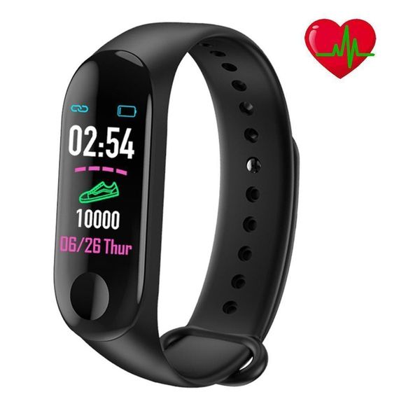 Фитнес-часы М3, смарт браслет smart watch, аналог mi band 3, треккер, сенсорные фитнес часы | Зображення 7