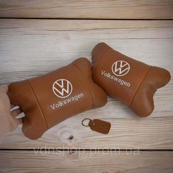 Автоподушка для голови і шиї Volkswagen, Подушка для комфорту в авто Комфортна подушка автомобіля TM-82 | Зображення 3