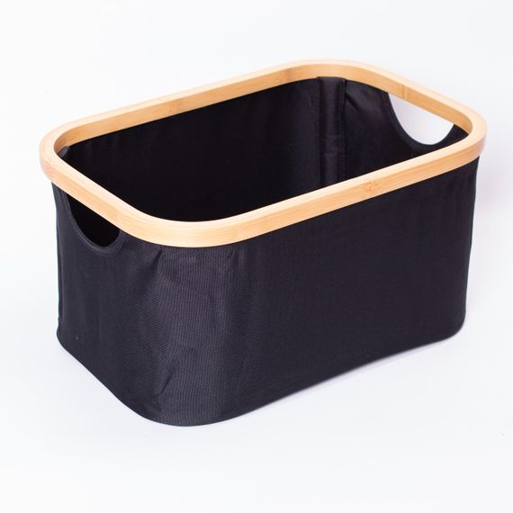 Органайзер для зберігання речей 38×26×18 (см) з бамбуковою рамою 8 (л) HP-41-20 | Зображення 1