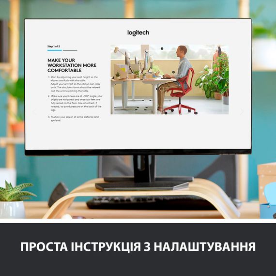 Клавіатура Logitech ERGO K860 Bluetooth/Wireless UA Black (920-010108) | Зображення 9