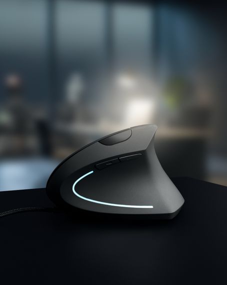 Мишка Sandberg Wired Vertical Mouse Pro 2400 dpi.6кн.1.5м чорна | Зображення 6