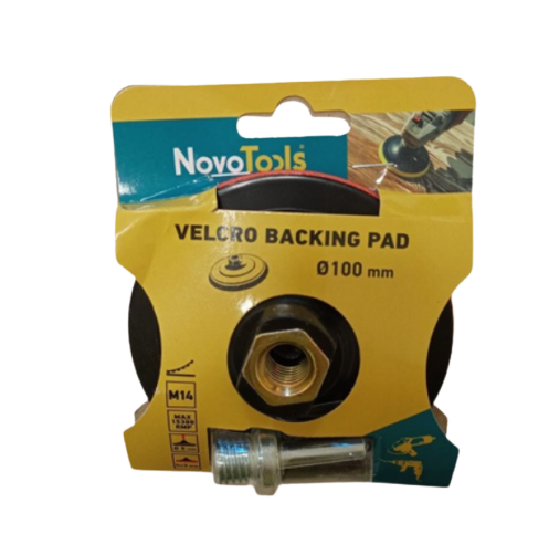 Диск шліфувальний d100мм M14*2мм з перехідником NovoAbrasive