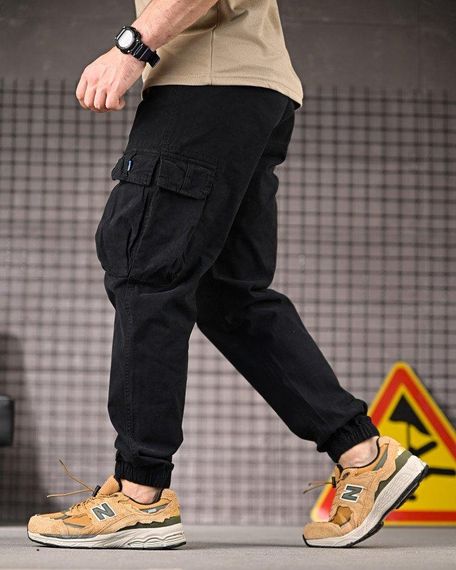 Городские штаны карго Jean black РП7437 | Зображення 3