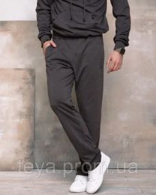 Спортивные штаны цвет темно-серый размеры S, L, XL, M, XXL, 3XL FI_004415