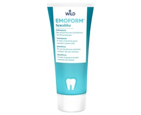 Зубна паста з мінеральними солями та фторидом Dr. Wild EMOFORM Sensitive, 75 мл