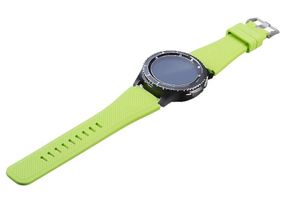 Силиконовый ремешок для часов Samsung Galaxy Watch 46 mm SM-R800 - Light Green