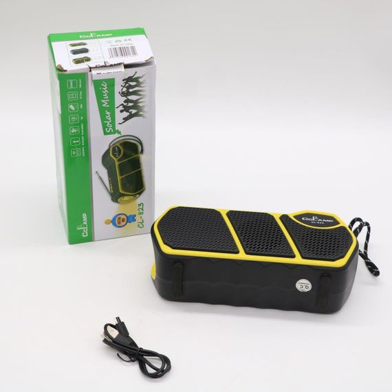 Радіоприймач із сонячною панеллю та Powerbank (1500мАг), МР3-плеєром, CL-823 / Портативна бездротова Bluetooth колонка / LED | Зображення 9