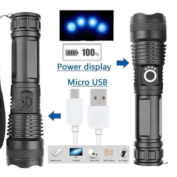 Ліхтар ручний з USB заряджання BLP02-P50