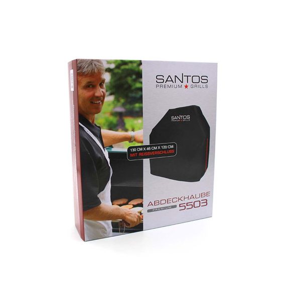 Чохол для гриля SANTOS, ПВХ / поліестер, 130 x 46 x 120 см 5503 Код: 010962 | Зображення 3