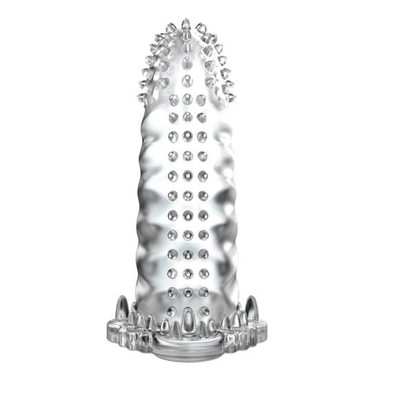 Насадка на член - Brave Man Penis Sleeve Clear sexstyle | Зображення 5