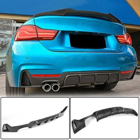 Дифузор заднього бампера V2 (для M-Sport, Карбон) для BMW 4 серія F-32 2012-2020 рр