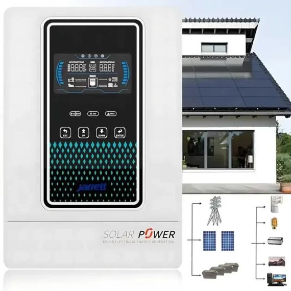 Гібридний інвертор із чистою синусоїдою на 48 Вт Jarrett 6.5KW чиста синусоїда | Зображення 2