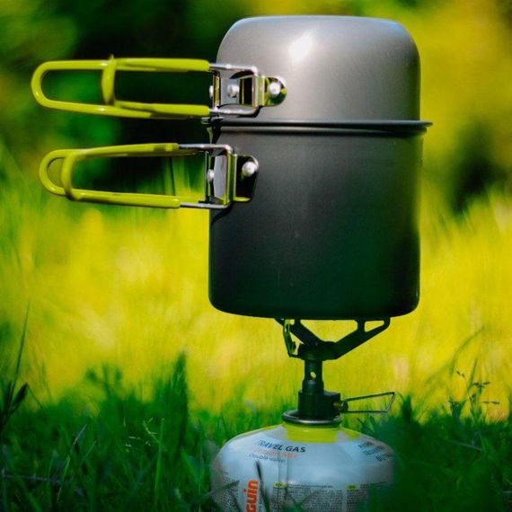 Туристичний набір посуду для пікніка (каструля, чаша + столові прилади), GL C31 / Похідний посуд для кемпінгу | Зображення 7