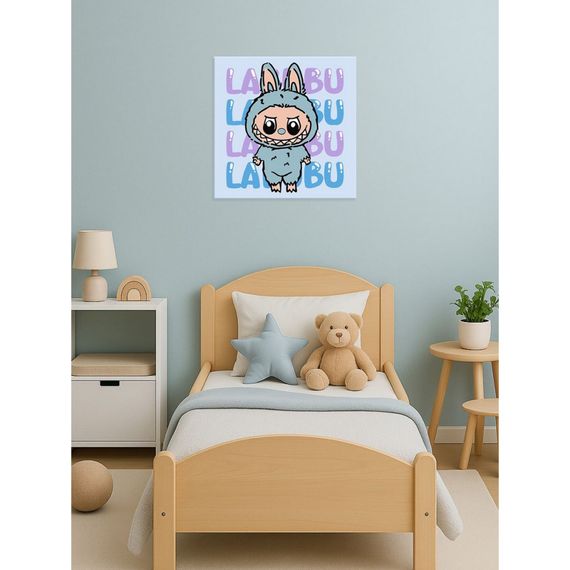 Картина за номерами "Він лабубу" ©art_selena_ua KHO1283, 25х25 см | Зображення 1