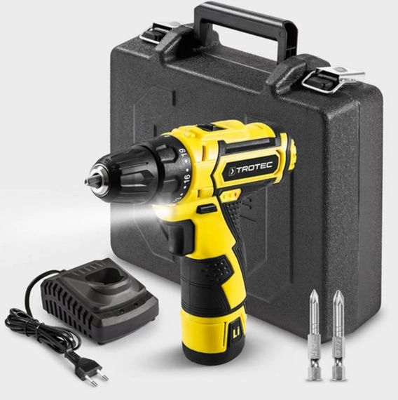 Дриль-шурупокрут акумуляторний Trotec PSCS 11-12V з АКБ та ЗП + кейс (4410000102) | Зображення 8