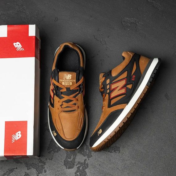 Кросівки шкіряні  New Balance колір коричневий, чорний | Зображення 5