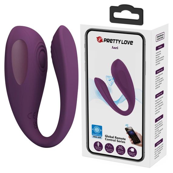 Вібростимулятор PRETTY LOVE Aari, 10 vibration functions Mobile APP Long-distance Control 10 thumpin sexstyle