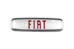 Алюминиевый шильдик для ковриков (1 шт) для Тюнинг Fiat