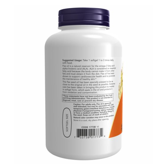 Flax Oil Org 1000mg - 120 vgels | Зображення 2
