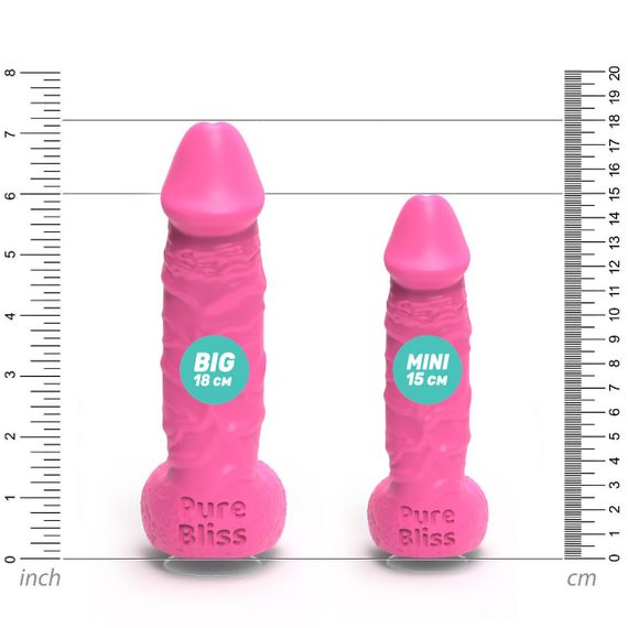 Крафтове мило-член із присоскою Pure Bliss MINI Pink, натуральне | Зображення 4