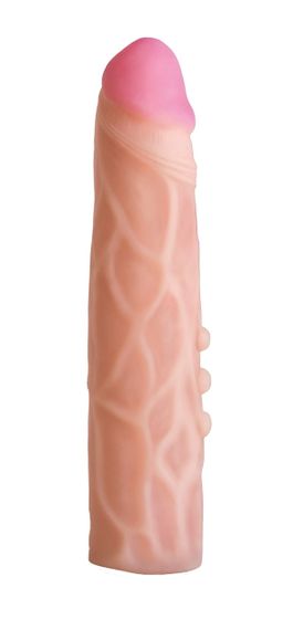 Насадка для страпона телесная EGZO Ciberskin NSTR05 ( 21,5 см х 4,6 см ) sexstyle | Зображення 1