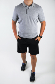 Поло рибок сіре M XXL