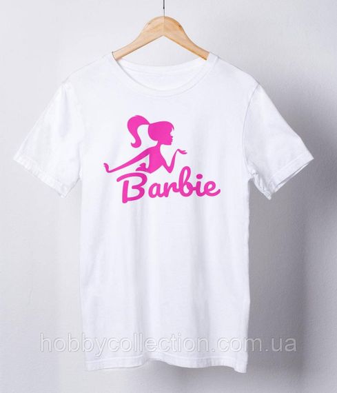 Футболка жіноча із принтом "Barbie" біла