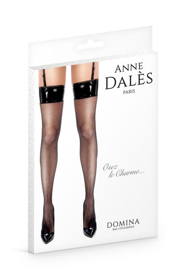 Панчохи сітка з вініловим верхом Anne De Ales Domina T2 | Зображення 1