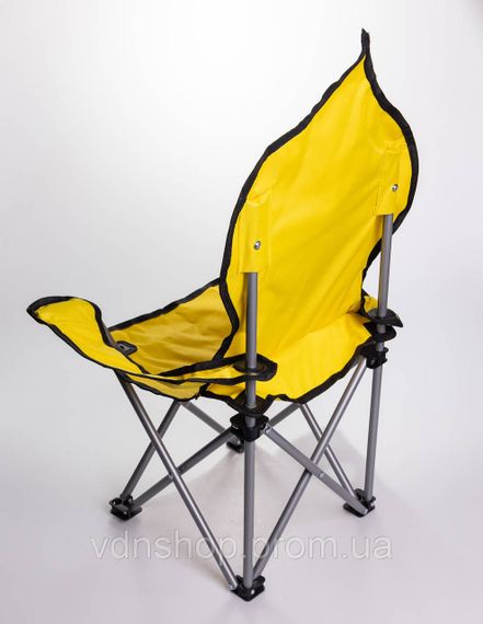 Крісло туристичне для дитини 34х58х65 см з підстаканником Жовтий SJ-0065Y | Зображення 1