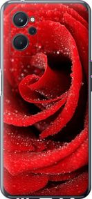 Чехол на Realme 9i Красная роза "529u-2705-17620"