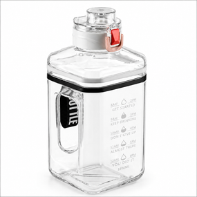 Спортивна біла фляга з BPA-free матеріалу (2.2 л) — зручне рішення для щоденного зволоження