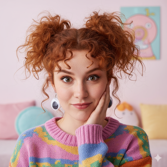Серьги в виде двигающихся глаз | Зображення 1