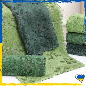 Набір рушників мікрофібра зелені 25*50 см. Комплект рушників 10 шт. для кухні, для авто