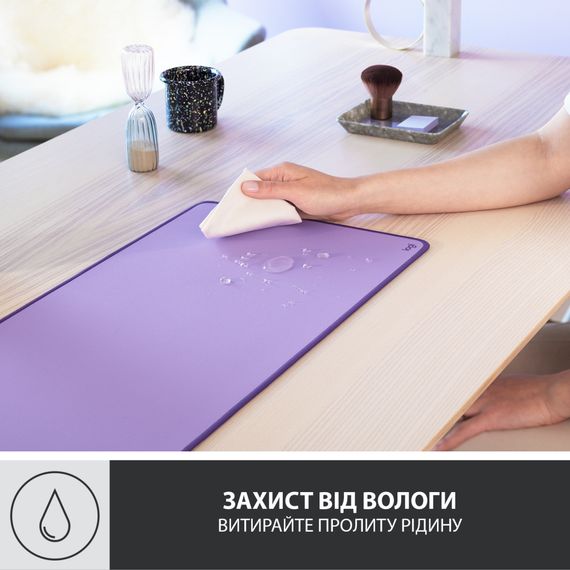 Килимок для мишки Logitech Desk Mat Studio Series Lavender (956-000054) | Зображення 2