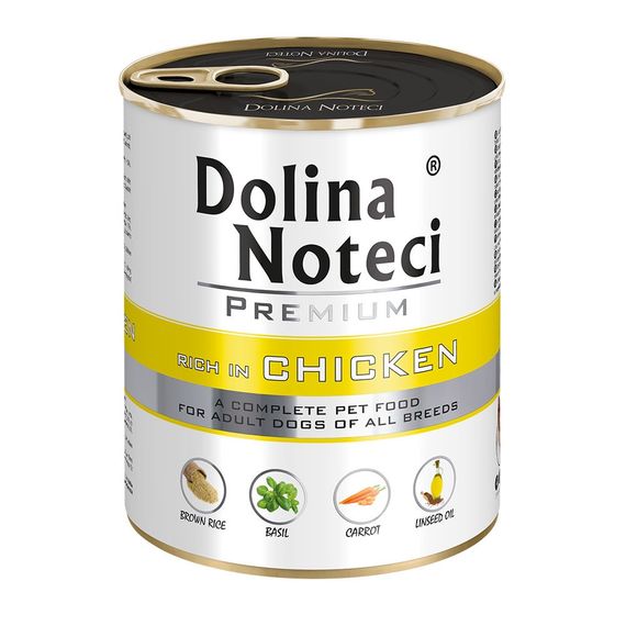 Вологий корм для собак з куркою Dolina Noteci Premium Dog Chicken, 800 гр