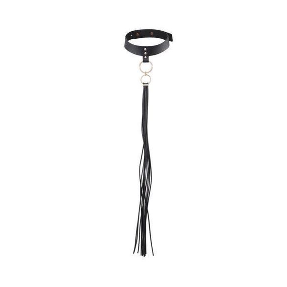 Чокер Bijoux Indiscrets MAZE — Tassel Chocker Black sexstyle