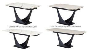 Обеденный стол Элио TML-990, размер 140-200х90х76 см, столешница керамика
