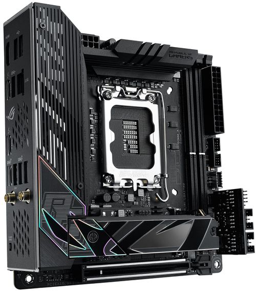 Материнcкая плата ASUS ROG STRIX Z790-I GAMING WIFI s1700 Z790 2xDDR5 M.2 HDMI Thunderbolt Wi-Fi BT mITX 90MB1CM0-M0EAY0 | Зображення 2